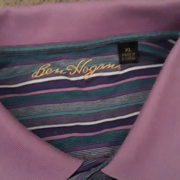 Men's Ben Hogan Polo Shot Sleeve Shirt - Picture 5 of 10